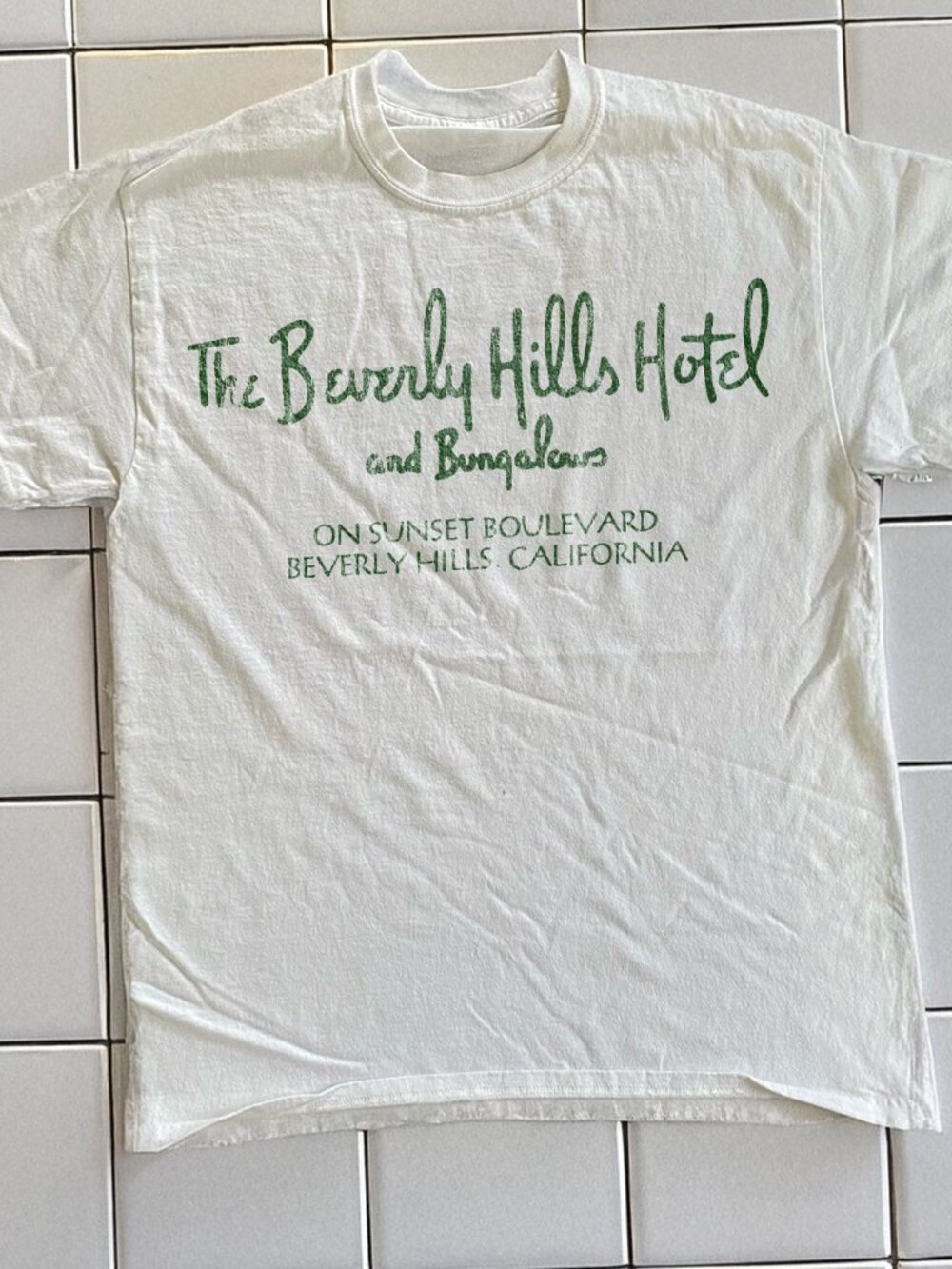 90s Beverly Hills Hotel Bungalows Rare White T-Shirt
